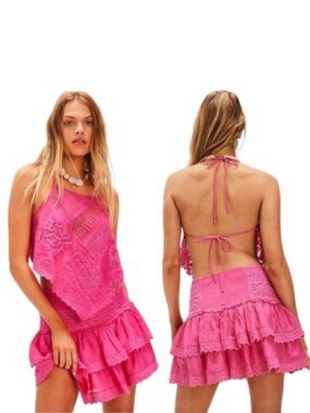 Free People Eleanora Halter Top Skirt Set - Picture 10 of 10